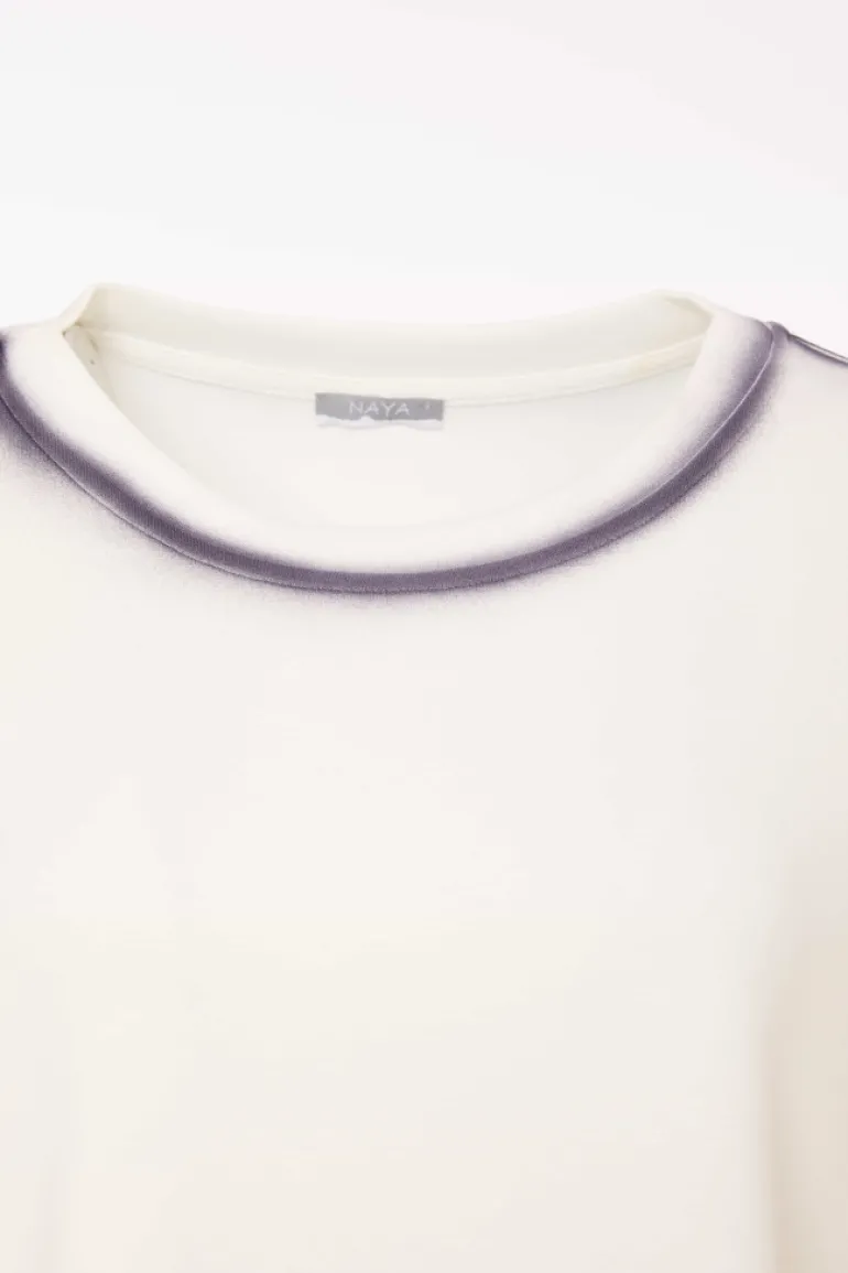 Naya Sweatshirt NAS25126 Cream / Grey