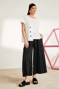 Naya Top with Button Detail NAS25245