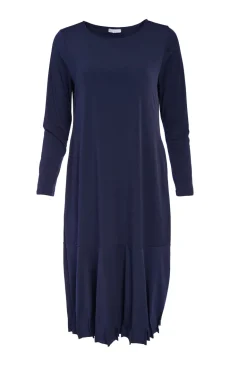 Naya Tuck Dress Navy