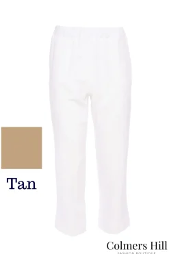 Naya Turn Up Trousers Tan