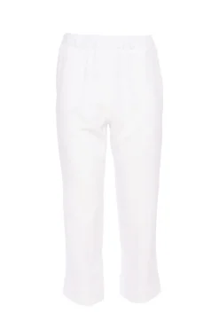 Naya Turn Up Trousers White