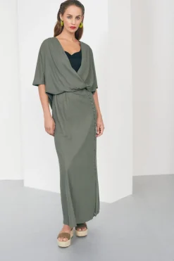 Naya Two Piece Dress Khaki