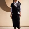 Naya Vest Top With Contrasting Pleat Detail