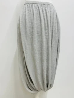 Out of Xile Crinkle Twisted Hem Bubble Skirt - 2 Colours