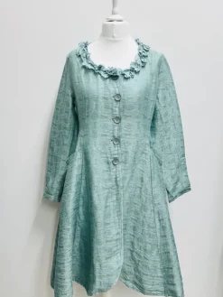 Out of Xile Embellished Coat Linen Sparkle - 2 Colours