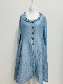 Out of Xile Embellished Coat Linen Sparkle - 2 Colours