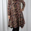 Out of Xile Flared Cowl Dress Sparkle