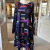 Out of Xile Flared Dress Black Dash