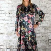 Out of Xile Habotai Dress Flower