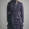 OUT OF XILE JACQUARD RIDING JACKET SAPPHIRE
