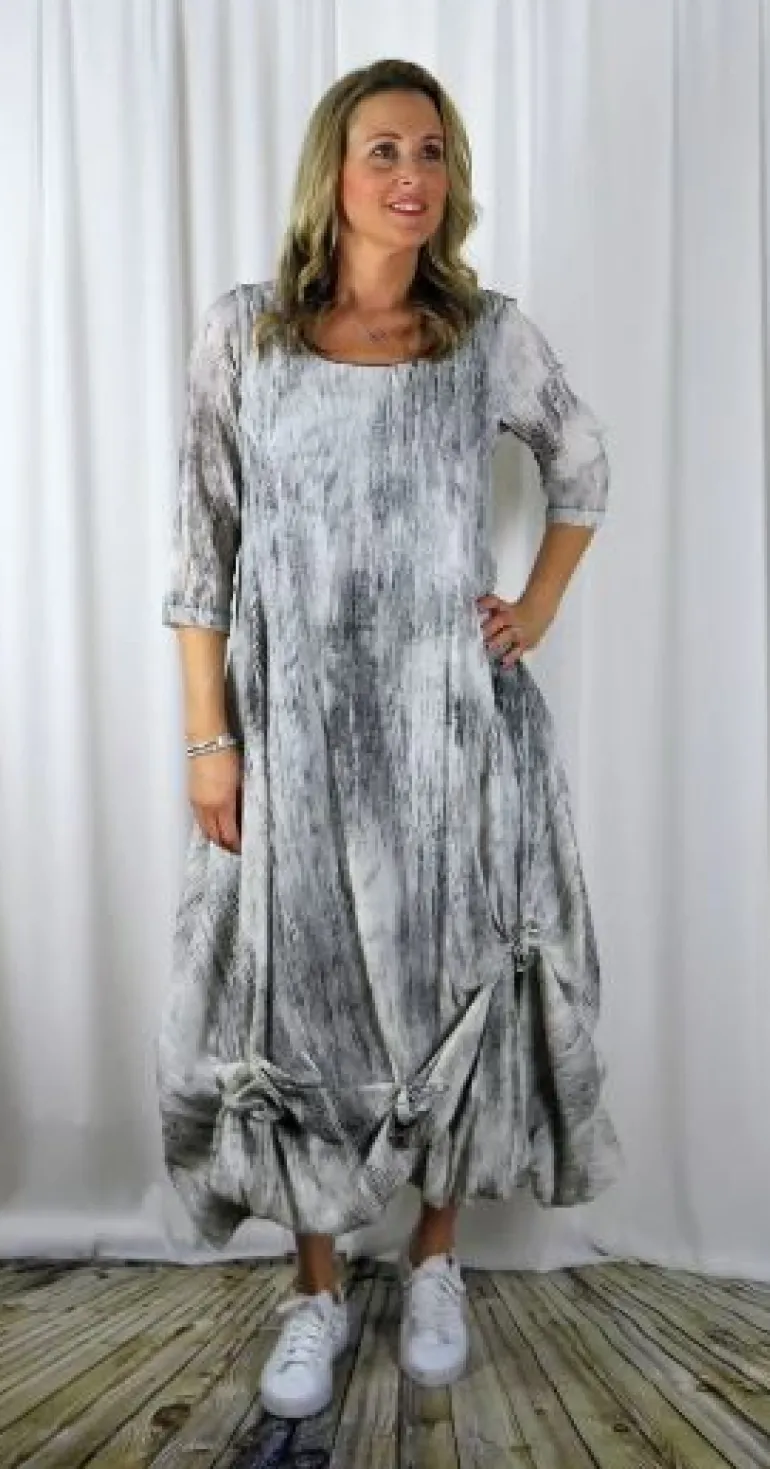 Out of Xile Knot Dress White