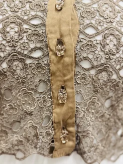 Out of Xile Lace Shrug Caramel