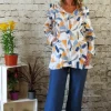 Out of Xile Linen Trousers Navy