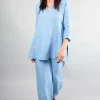 Out of Xile Linen Tunic Sky