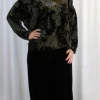 Out of Xile Velvet Trousers Blue