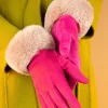 POWDER BETTINA GLOVES FUCHSIA/BLUSH