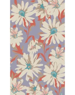 POWDER DAISY PRINT LILAC