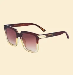 Powder Fallon Sunglasses Mahogany