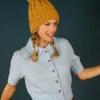 Powder Freya Bobble Hat Mustard