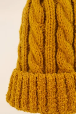 Powder Freya Bobble Hat Mustard