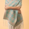 Powder Harper Cosy Scarf Aqua Taupe