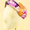Powder Iris Elastic Headband Purple