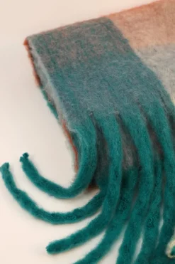 Powder Madie Cosy Scarf Damson/Teal