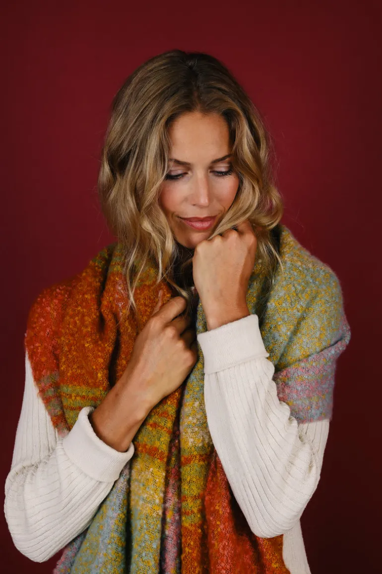 POWDER MAGGIE SCARF TANGERINE