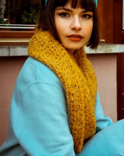 POWDER SANDIE SCARF MUSTARD