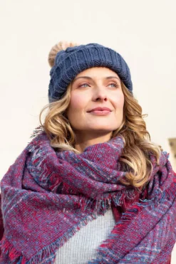 POWDER SCARF MOIRA PURPLE