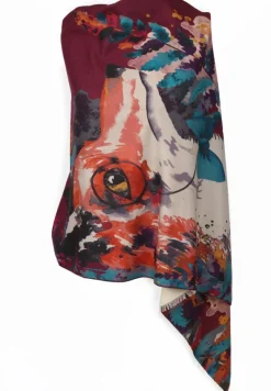 POWDER WATERCOLOUR MR FOX WRAP SCARF