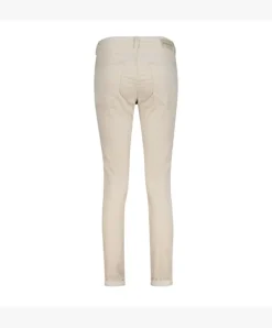 Red Button Relax Velvet Trousers Stone
