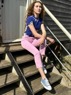 Red Button Tara Coloured Denim Rosebloom