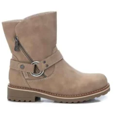 REFRESH ANKLE BOOTS BEIGE - VEGAN