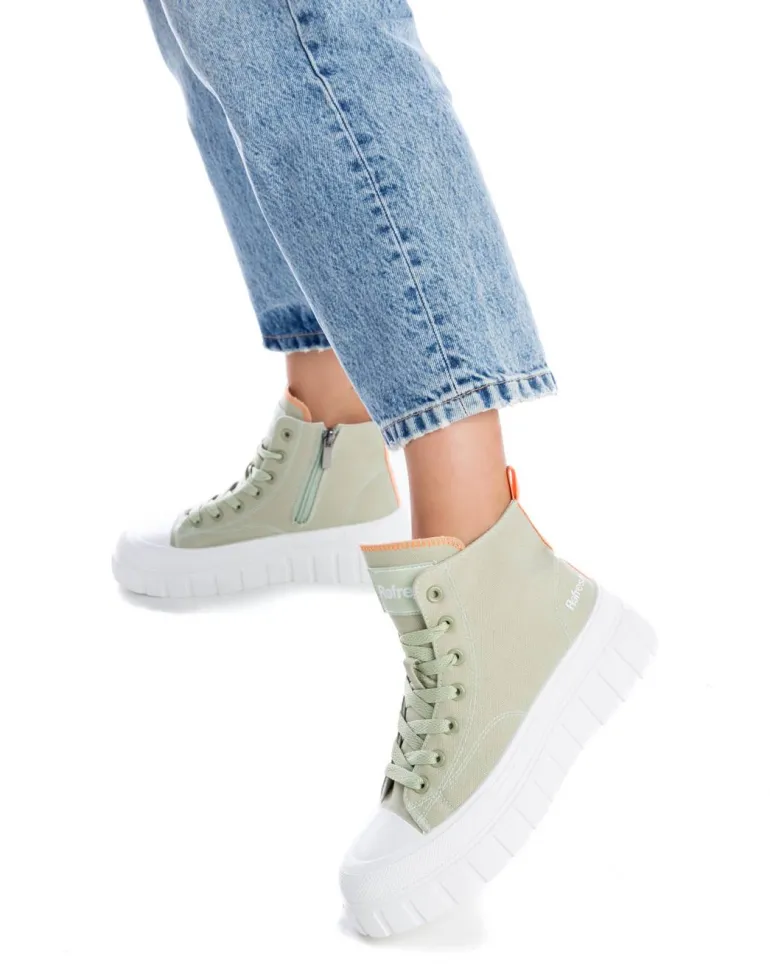 Refresh Aqua Chunky High Top Trainers