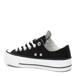 Refresh Black Canvas Trainers