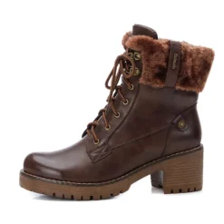 REFRESH FUR ANKLE BOOTS BROWN