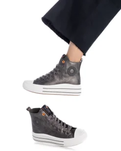 Refresh Grey High Top Trainers