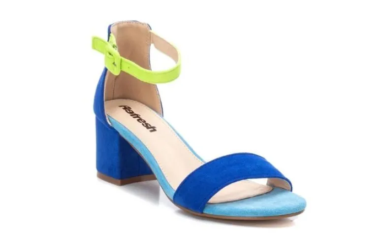 Refresh Heeled Sandal Blue