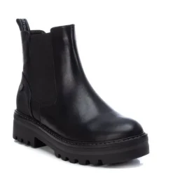 Refresh PU Ankle Boots Black