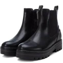Refresh PU Ankle Boots Black
