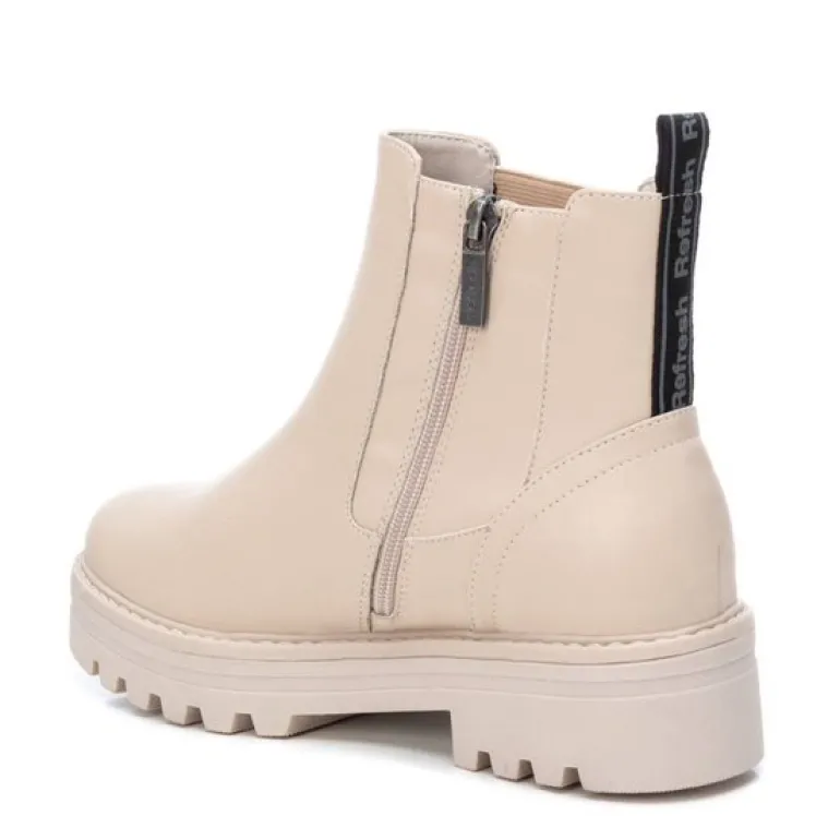 Refresh PU Ankle Boots Ice