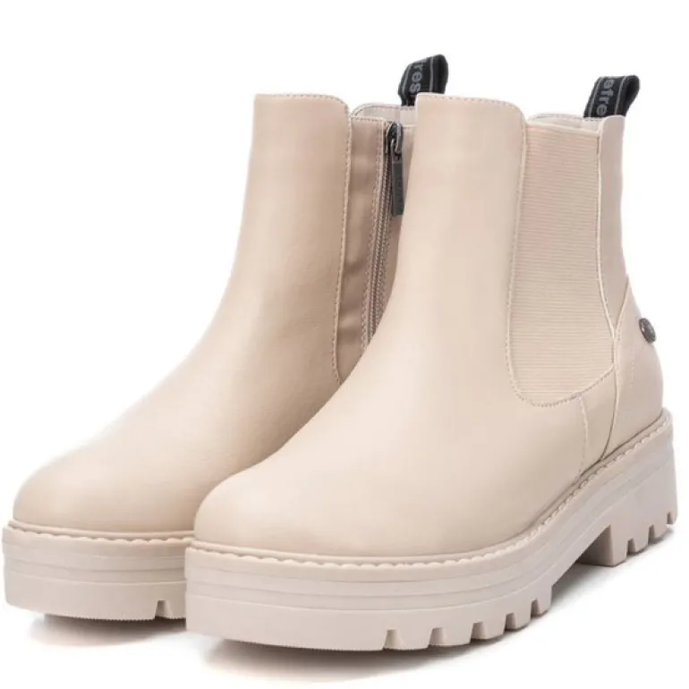 Refresh PU Ankle Boots Ice