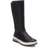 Refresh PU Combi Long Boots Black