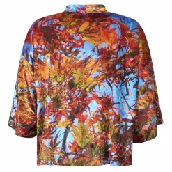 REVERSIBLE VELVET KIMONO - BLUE SKY ACER