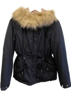 RINO & PELLE COATED TWILL ANORAK NAVY