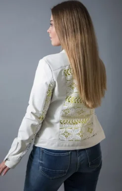 RINO & PELLE NOVARA LACE ZIP JACKET
