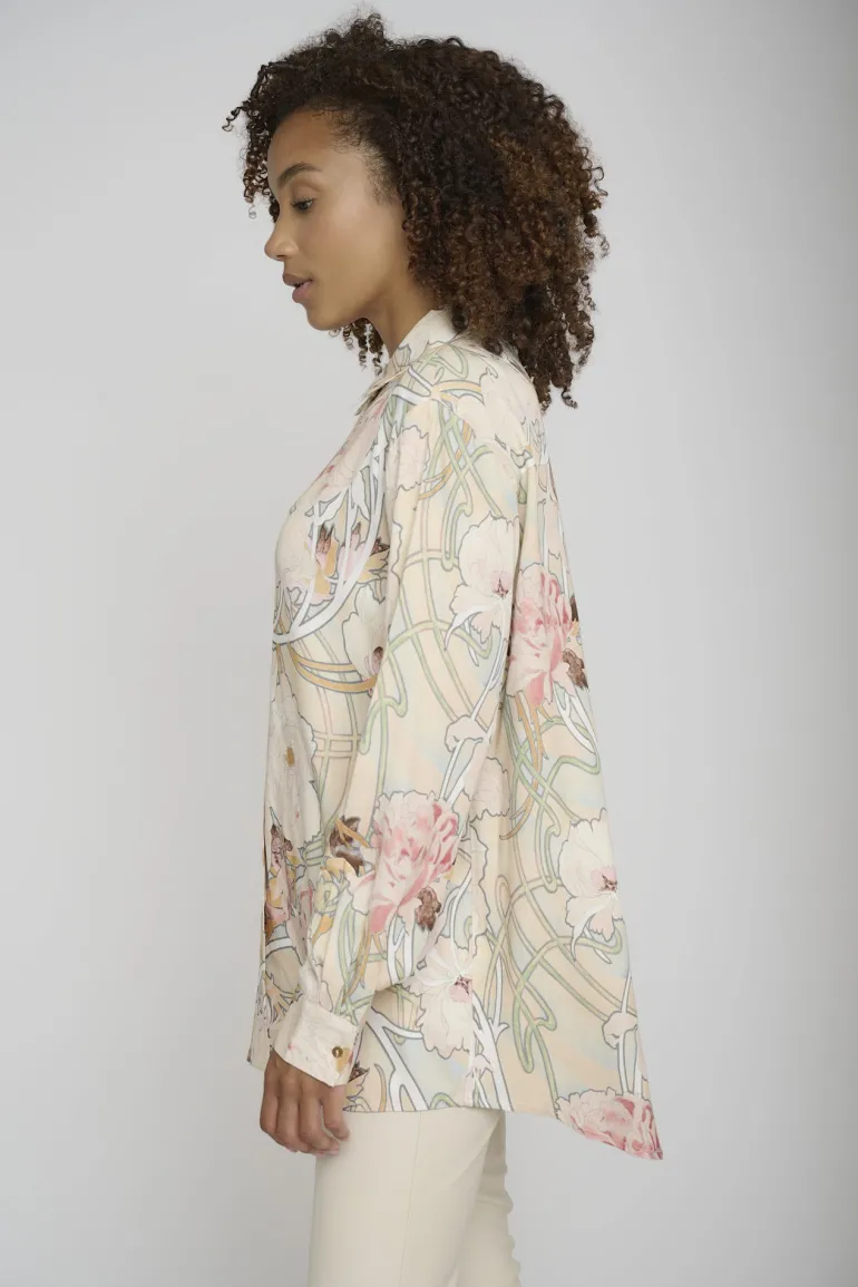 Rino and Pelle Mallie Oversized Shirt Blouse
