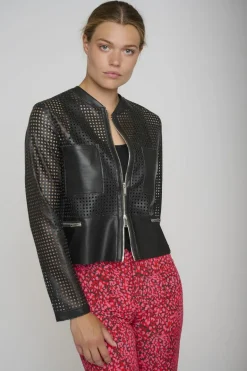 Rino and Pelle Manila Jacket Black