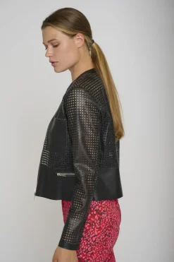 Rino and Pelle Manila Jacket Black